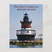 Plum Beach Lighthouse, Rhode Island Briefkaart (Voorkant)