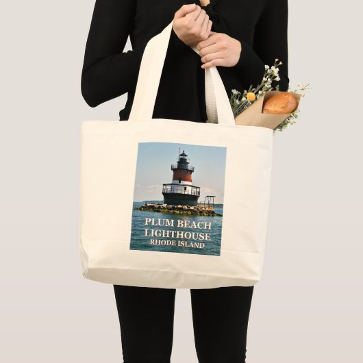 Plum Beach Lighthouse, Rhode Island Canvas tas (Voorkant (product))