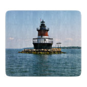 Plum Beach Lighthouse Rhode Island Cutting Board Snijplank (Voorkant)