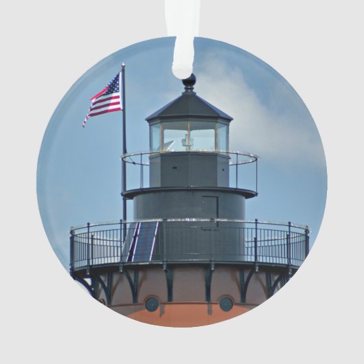 Plum Beach Lighthouse Rhode Island Ornament (achterkant)