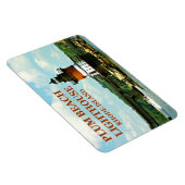 Plum Beach Lighthouse, Rhode Island Photo Magnet Magneet (Rechterzijde)