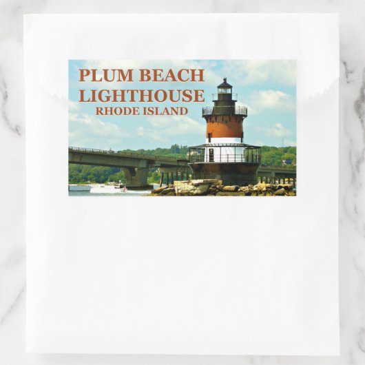 Plum Beach Lighthouse, Rhode Island Stickers (Tas)