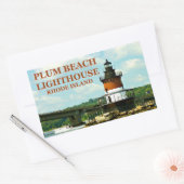 Plum Beach Lighthouse, Rhode Island Stickers (Envelop)