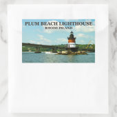 Plum Beach Lighthouse, Rhode Island Stickers (Tas)