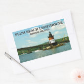 Plum Beach Lighthouse, Rhode Island Stickers (Envelop)