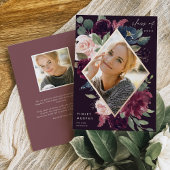 Plum Blossom | Aankondiging Folie Foto Afstuderen