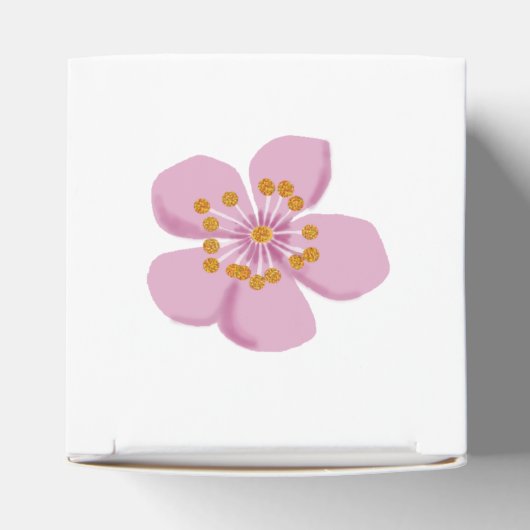 Plum blossom bedankdoosjes (Bovenkant)