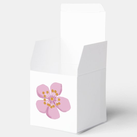 Plum blossom bedankdoosjes (Geopend)