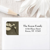 Plum Blossom bij nacht door Ohara Koson  Etiket (Insitu)