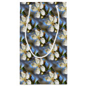 Plum Blossom Botanical Art Klein Cadeauzakje (Achterkant)