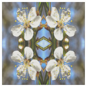 Plum Blossom Botanical Art Stof (Swatch)