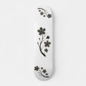 Plum Blossom – Botanisch ontwerp op skateboard (Voorkant)