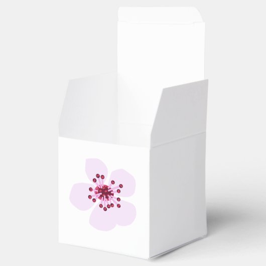 Plum blossom, cherry blossom bedankdoosjes (Geopend)