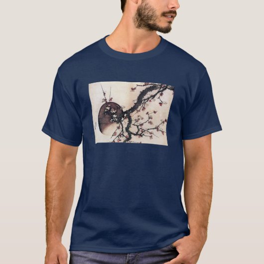 Plum Blossom en de Moon Hokusai T-shirt (Voorkant)