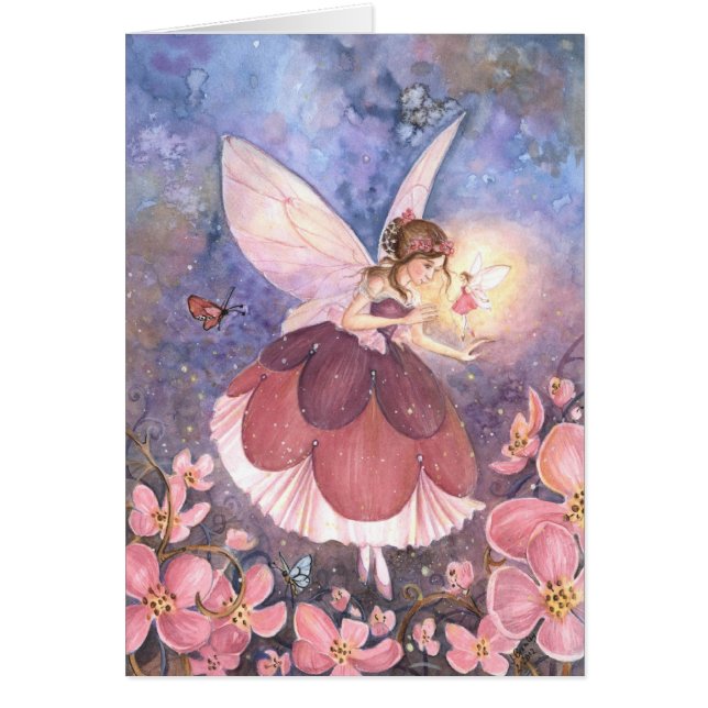 "Plum Blossom Fairy"-kaart (Voorkant)