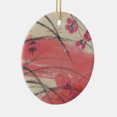 Plum Blossom Grass Keramisch Ornament (Rechts)