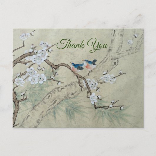 Plum Blossom in lente Briefkaart (Voorkant)