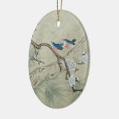 Plum Blossom in lente Keramisch Ornament (Links)