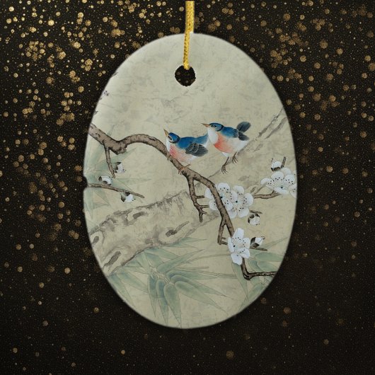 Plum Blossom in lente Keramisch Ornament