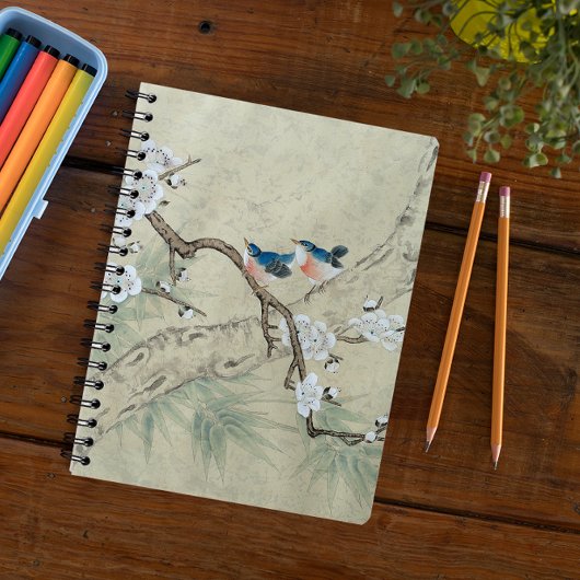 Plum Blossom in lente Notitieboek