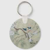 Plum Blossom in lente Sleutelhanger (Voorkant)