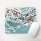 Plum Blossom in sneeuw Muismat (Met muis)