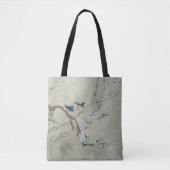 Plum Blossom in Spring Canvas tas (Voorkant)