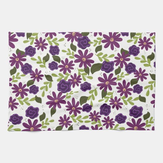 Plum Blossom Keukendoek Theedoek (Horizontaal)