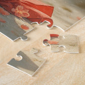 Plum blossom lady. legpuzzel (Zijkant)