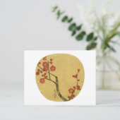 Plum Blossom, Ogata Korin Japanese Fine Art Briefkaart (Staand voorkant)