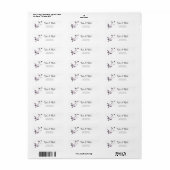 Plum blossom suma etiket (Full Sheet)