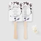 Plum blossom suma handwaaier (Voorkant en achterkant)