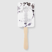 Plum blossom suma handwaaier (Achterkant)