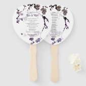 Plum blossom suma handwaaier (Voorkant en achterkant)