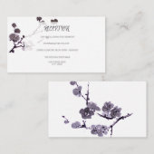 Plum blossom suma informatiekaartje (Voorkant / Achterkant)