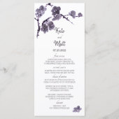 Plum blossom suma menu (Voorkant)