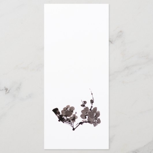 Plum blossom suma menu (Achterkant)