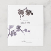 Plum blossom suma plaatskaartje (Buitenkant ongevouwen)