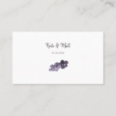 Plum blossom suma plaatskaartje (Achterkant)