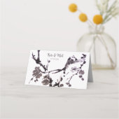 Plum blossom suma plaatskaartje (Achterkant)