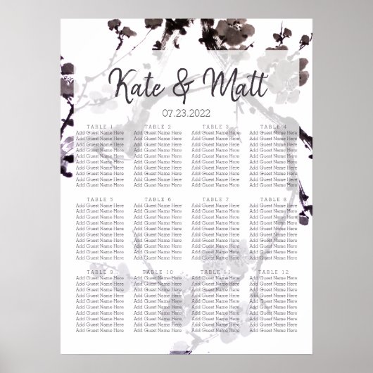 Plum blossom suma poster (Voorkant)