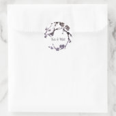 Plum blossom suma ronde sticker (Tas)