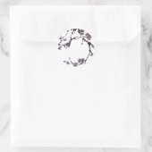 Plum blossom suma ronde sticker (Tas)