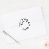 Plum blossom suma ronde sticker (Envelop)