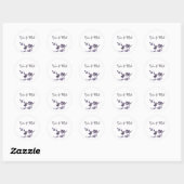 Plum blossom suma ronde sticker (Vel)