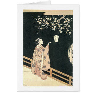 Plum Blossom Viewing, Harunobu, 1760's