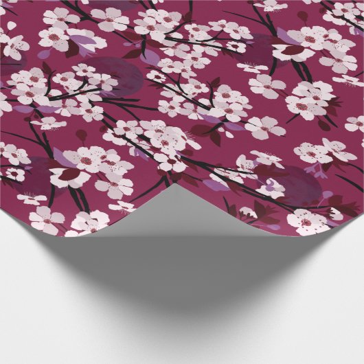 Plum Blossom Wrapping Paper Cadeaupapier (Hoek)