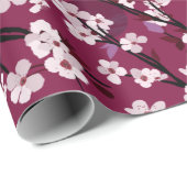 Plum Blossom Wrapping Paper Cadeaupapier (Rol Hoek)