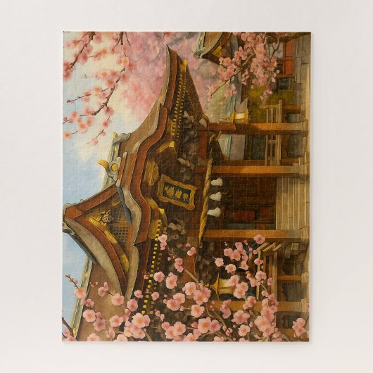 Plum Blossoms at Kitano Tenmangu Shrine Legpuzzel (Verticaal)