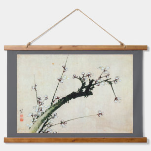Plum Blossoms, Hokusai, Ukiyo-e Hangend Wandkleed